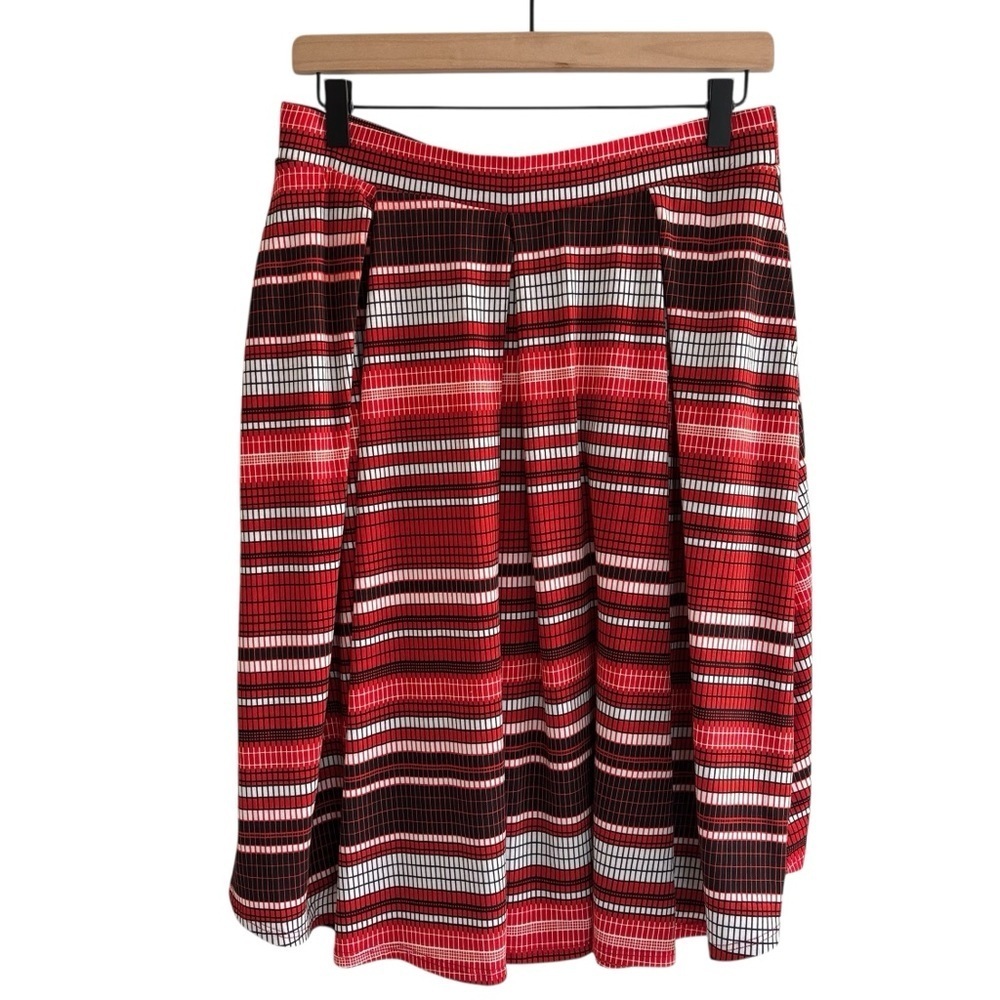 Lularoe Madison Geometric Pattern A-Line Skirt Office Workwear Women Size Large